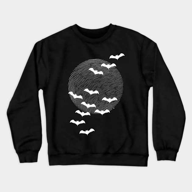 Flight of The Bats Crewneck Sweatshirt by LadyMorgan